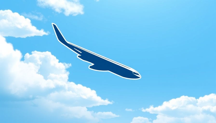 Airline Geeks logo with aircraft wing and clouds.