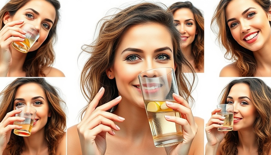 Collage highlighting sobriety and skin health transformations.
