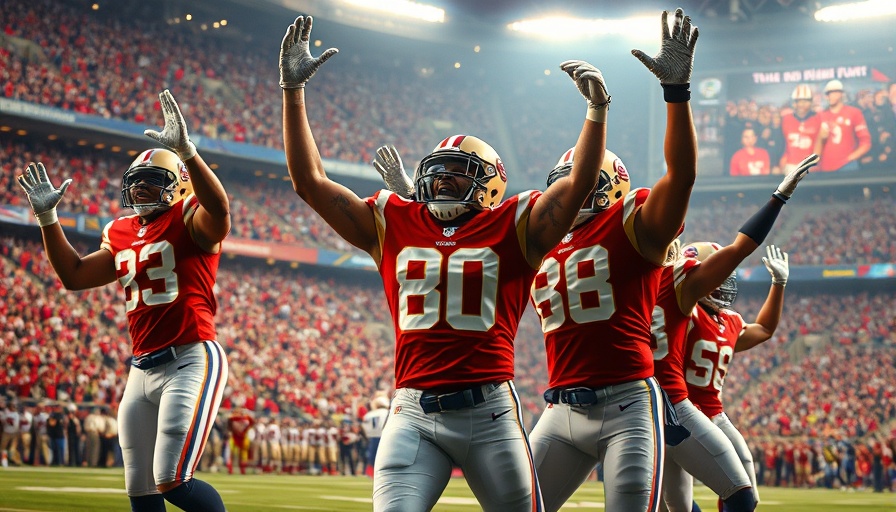 NFL players celebrate during a game, 2025 NFL season predictions.