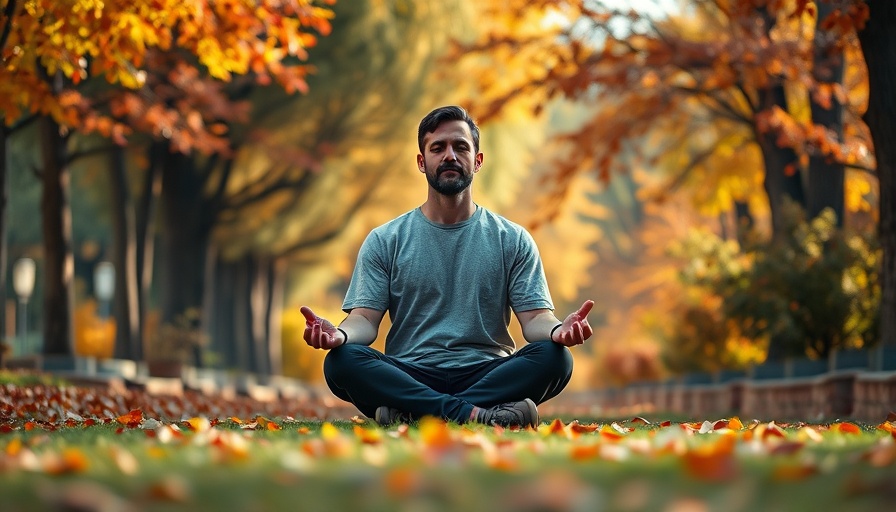 Calm outdoor meditation to boost your mood this October.