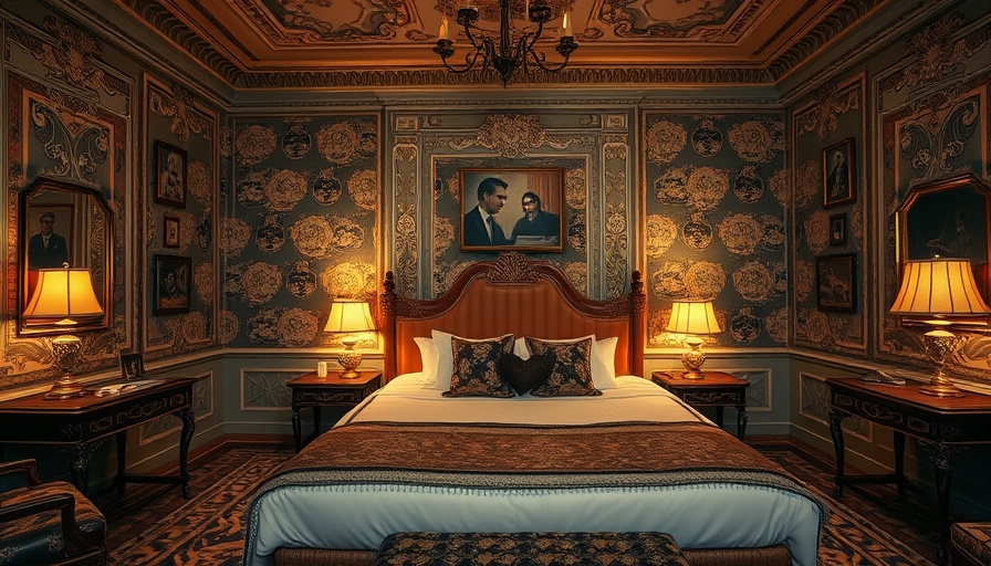 Ardbeg House Hotel Experience: Luxurious vintage-style room with warm lighting.