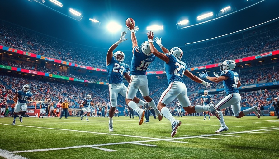 NFL Week 2 comebacks: Players jumping to block field goal.