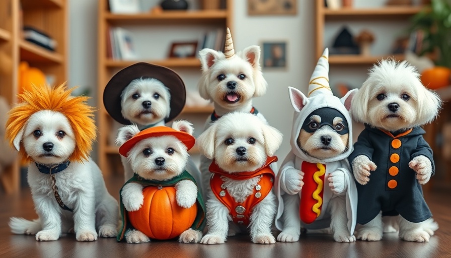 AI-powered creative tools showcasing dogs in Halloween costumes