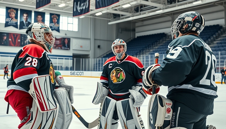 Hockey goalies gain competitive edge with coaching session.
