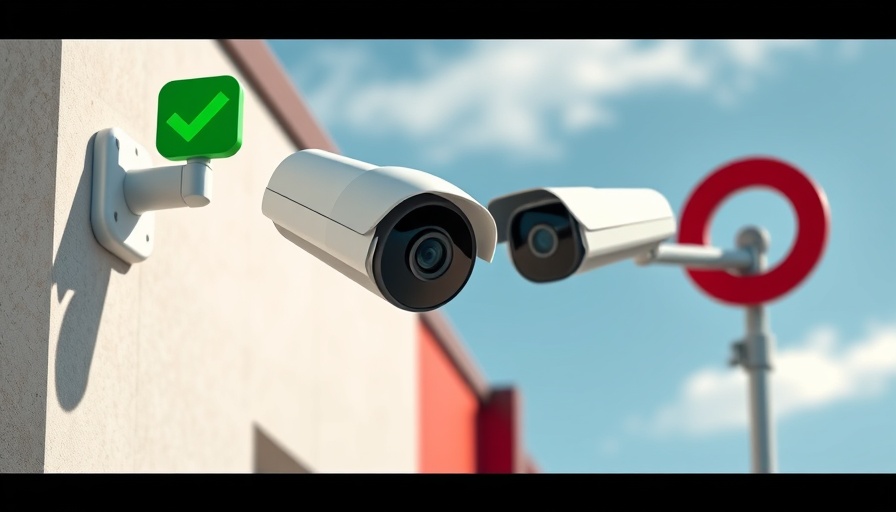 Comparison of wall-mounted and pole-mounted security cameras for home automation.