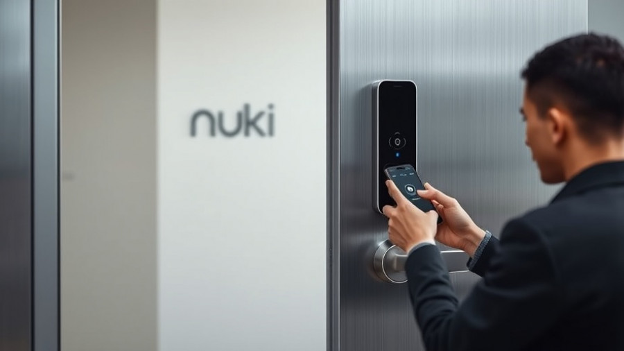 Nuki Smart Lock offers keyless entry via smartphone.