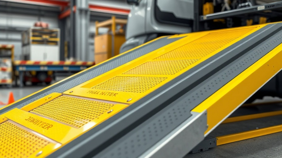 Innovative truck ramp design showcasing advanced features, highlighting truck innovations.
