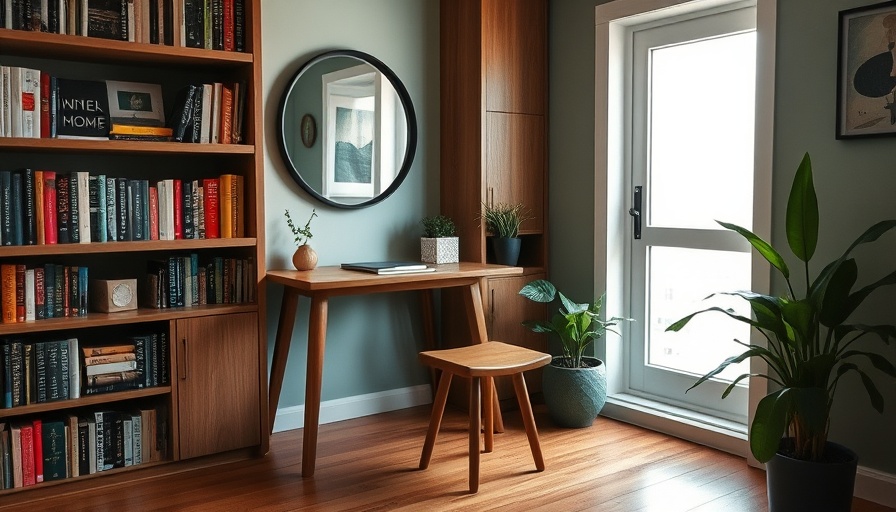 Best desks for small spaces with wooden desk and bookshelf
