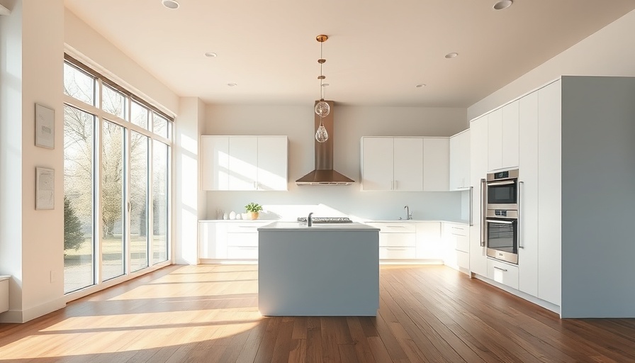 Sleek modern kitchen in celebrity real estate listing.