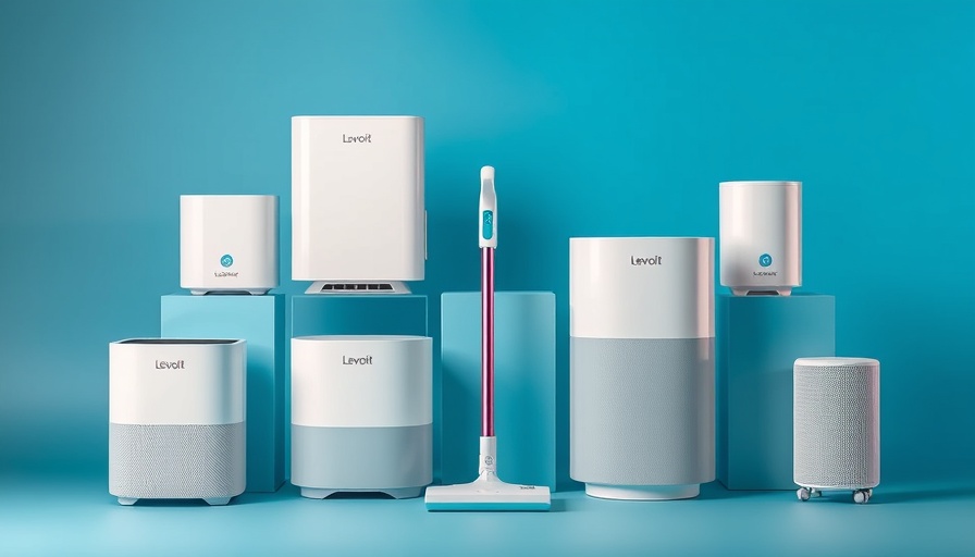 Best Levoit products for clean air, showcasing air purifiers and humidifiers.