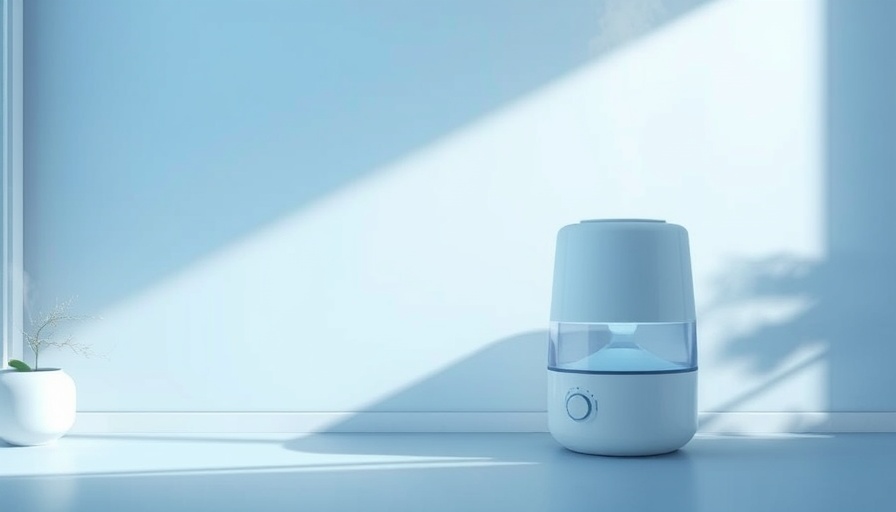 Stylized modern humidifiers for allergy relief.