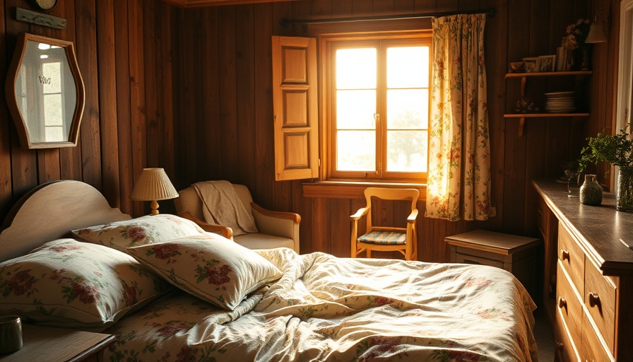 Cozy bedroom with best floral bed sheets and rustic decor.