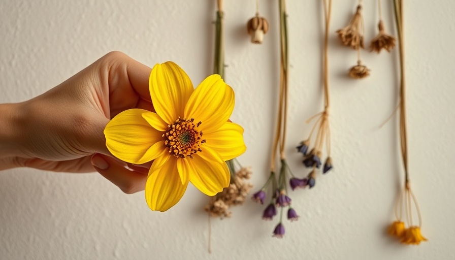 How to dry flowers: artistic collage of fresh and dried flowers.