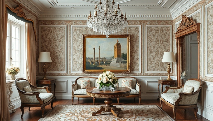 Elegant interior design at Lake Forest Showhouse 2025 with classic elements.