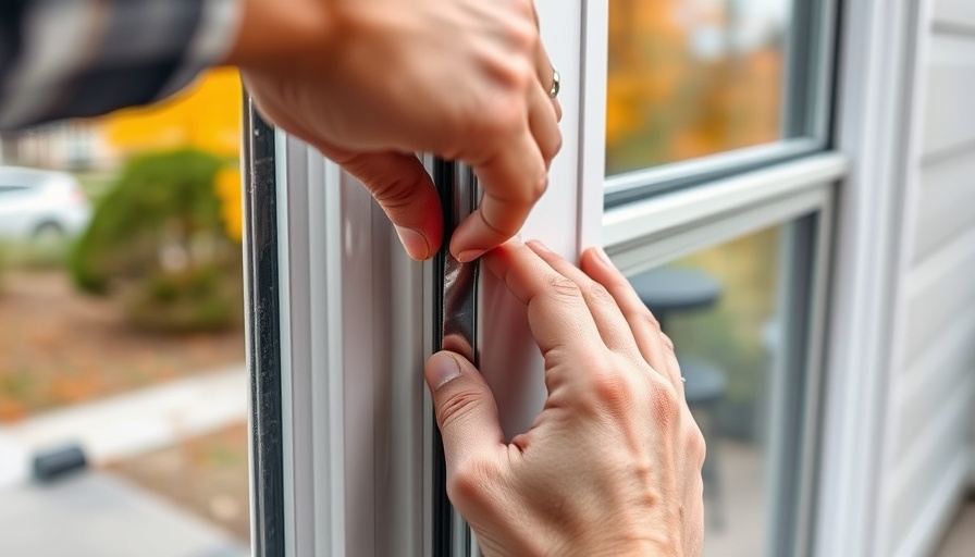 Applying exterior door weatherstripping to a door frame.