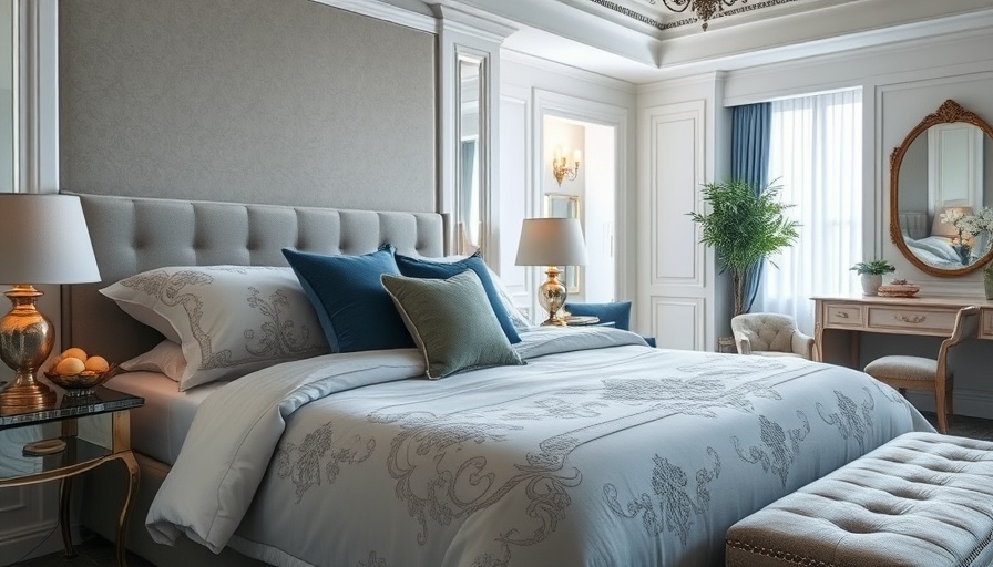 Best embroidered bed sheets in a luxurious bedroom setting.