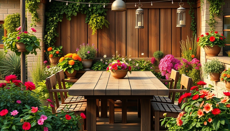 Transform your tiny farmhouse garden with rustic charm and vibrant plants.