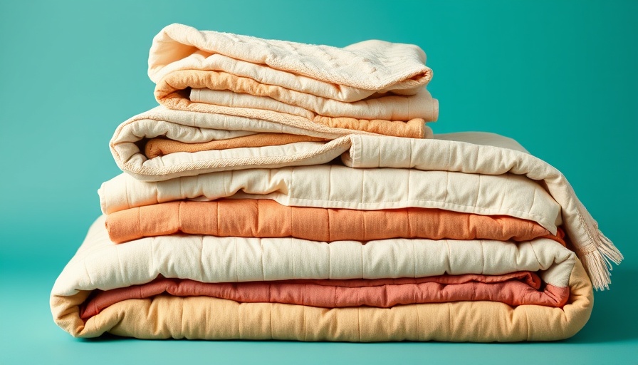 A stack of best quilts and coverlets in warm tones.