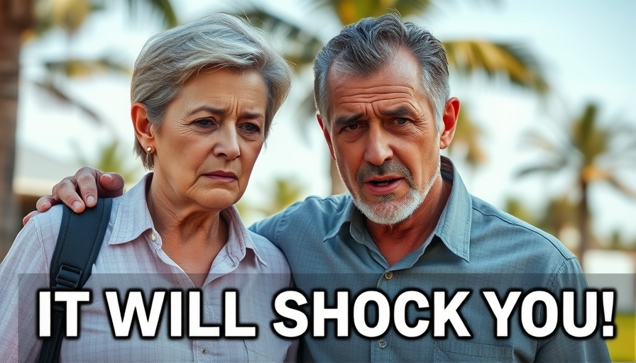 Middle-aged couple discussing retirement marriage challenges.