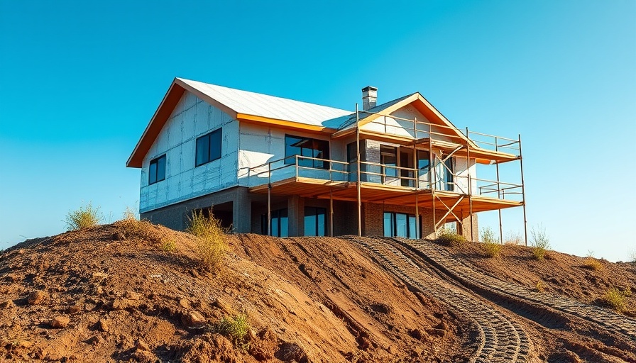 Under-construction house symbolizes creativity, self-discovery, and adventure.