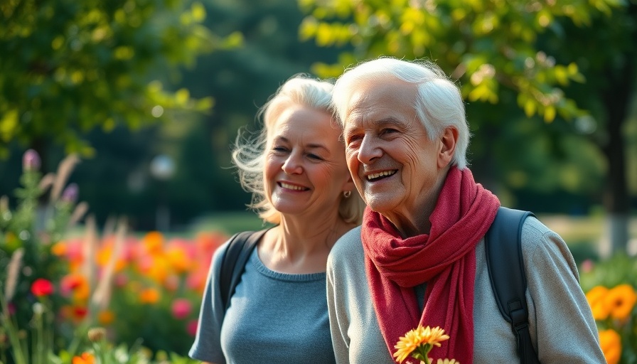 Older couple enjoying nature, co-creating a meaningful life after 60.