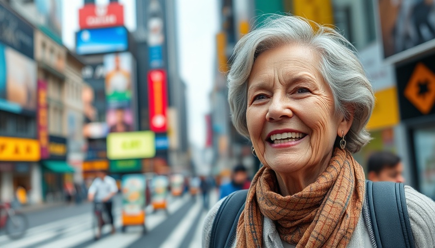 Elderly woman confidently exploring a city, Are Seniors Too Old to Be Bold.