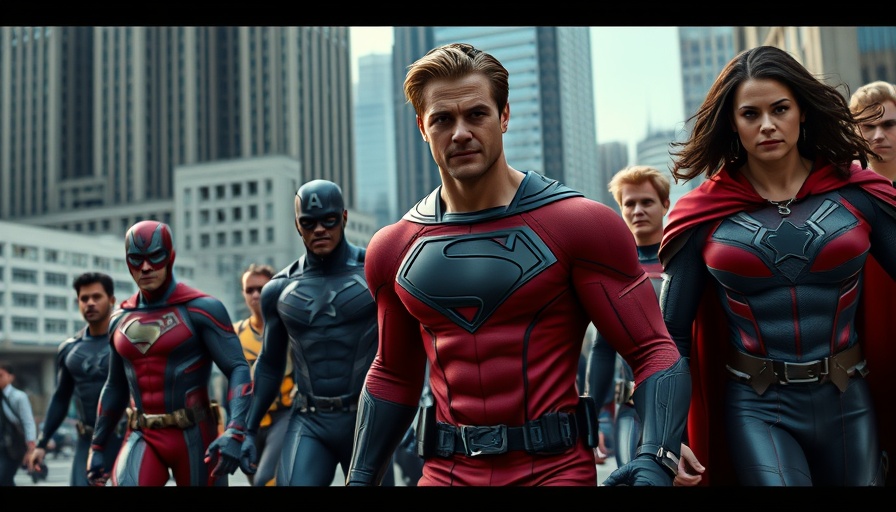 Scene from Thunderbolts Marvel movie, superheroes in action