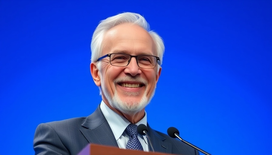Portrait of an elderly man smiling confidently.