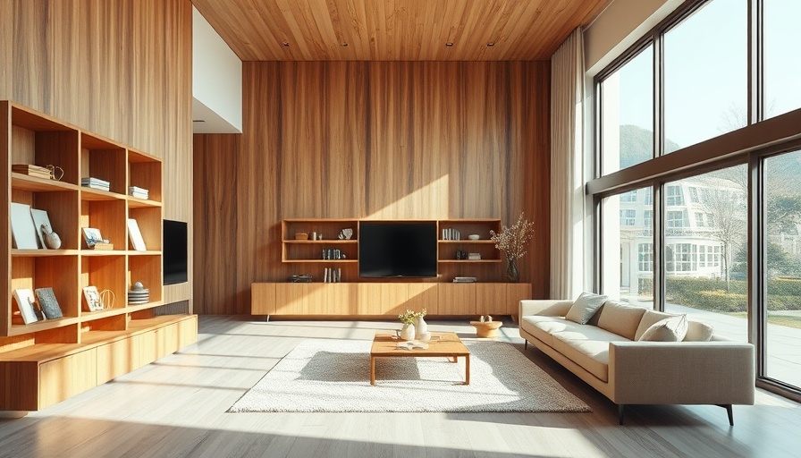 Modern interior showcasing efficient home design
