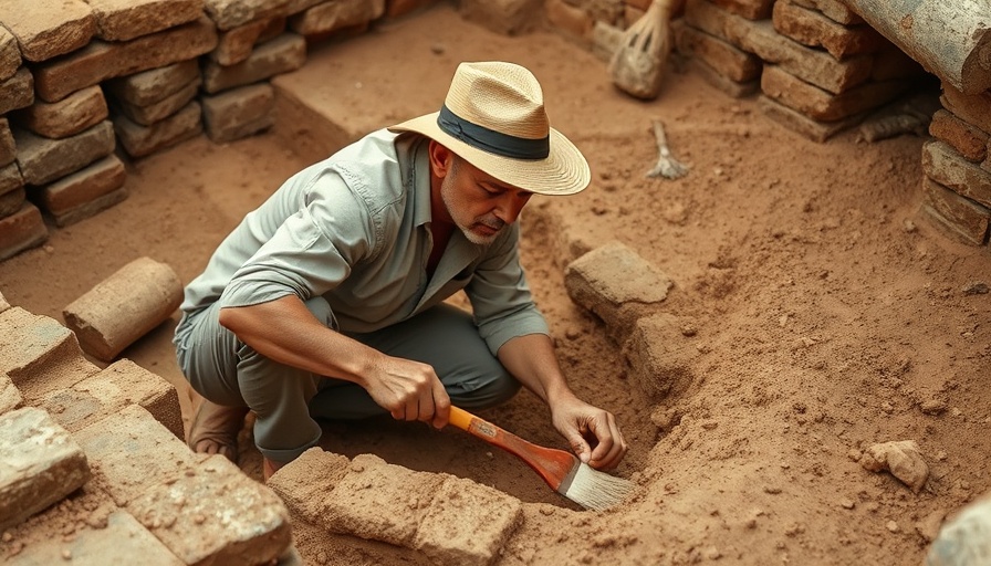 Bray School artifacts unearthed by archaeologist at excavation site.
