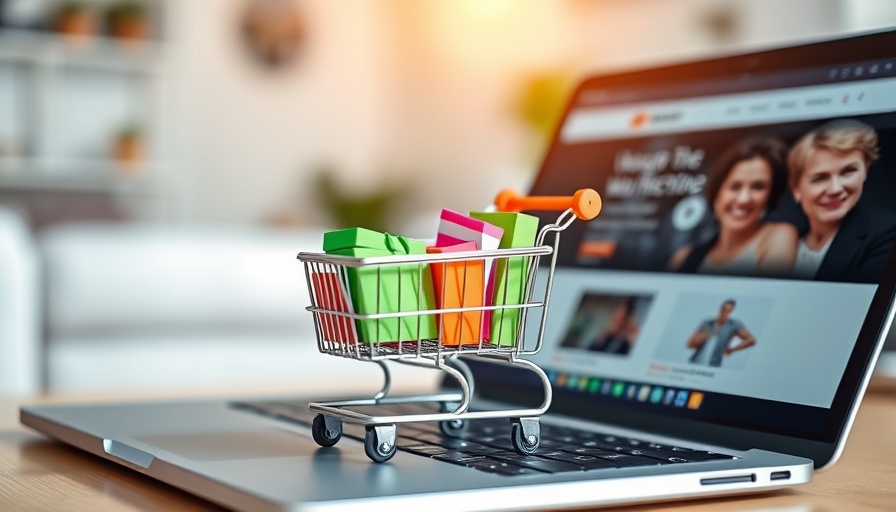 Shopping cart with boxes on laptop, related to July Sales Events Walmart Target Compete Amazon Prime Day