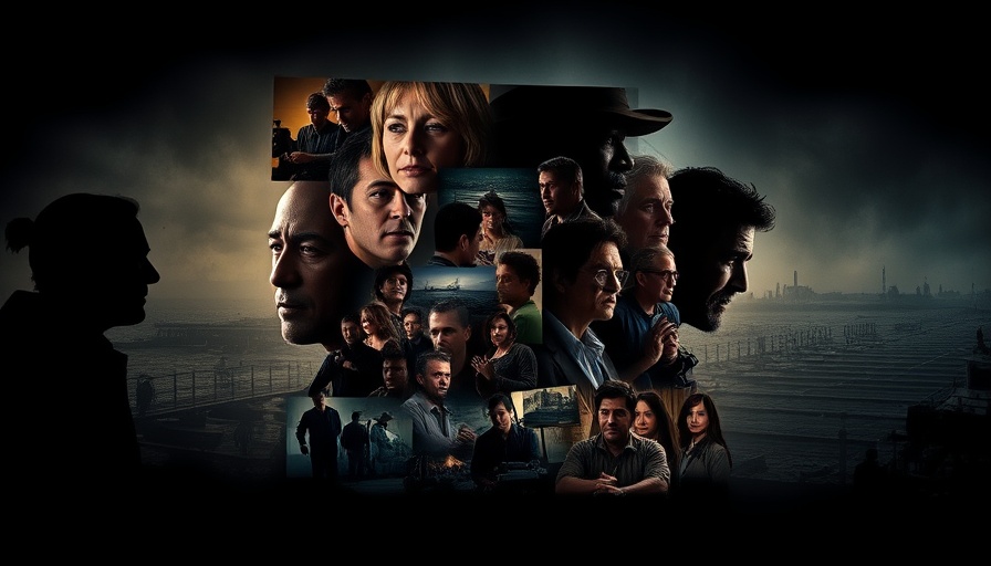Katrina Babies screening poster showcasing powerful imagery.