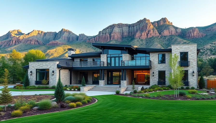 Elegant $3,500,000 Utah custom home with mountain view