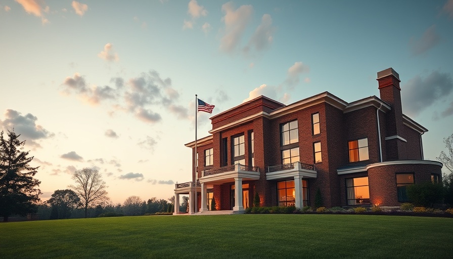 Luxury waterfront living in Eagle Idaho showcasing a modern brick mansion.