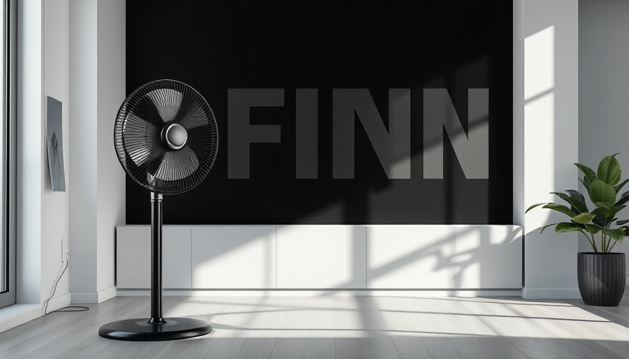 Smart fan with modern design showcasing automation ideas.