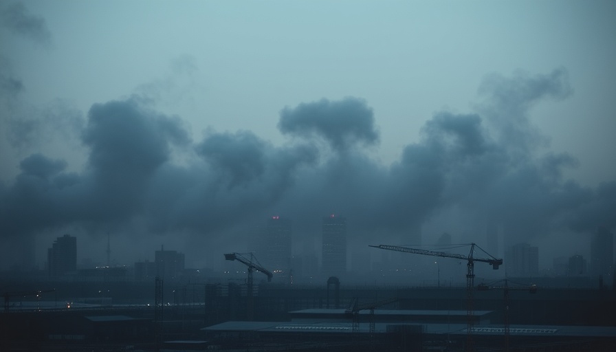 Smoke rising over urban landscape during Israel Hamas negotiations.