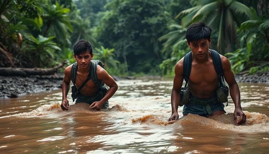Adventurous group in jungle, Jurassic World Rebirth box office success.