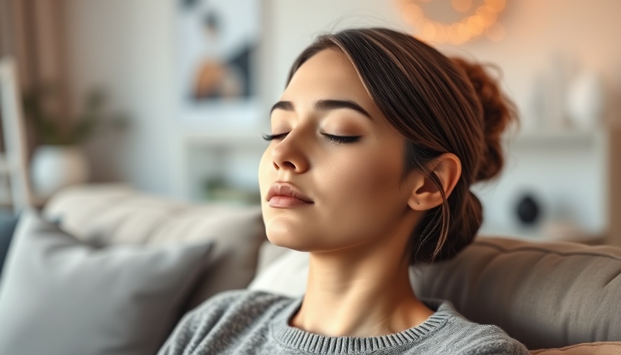 Hypnosis therapy session in a modern living room.