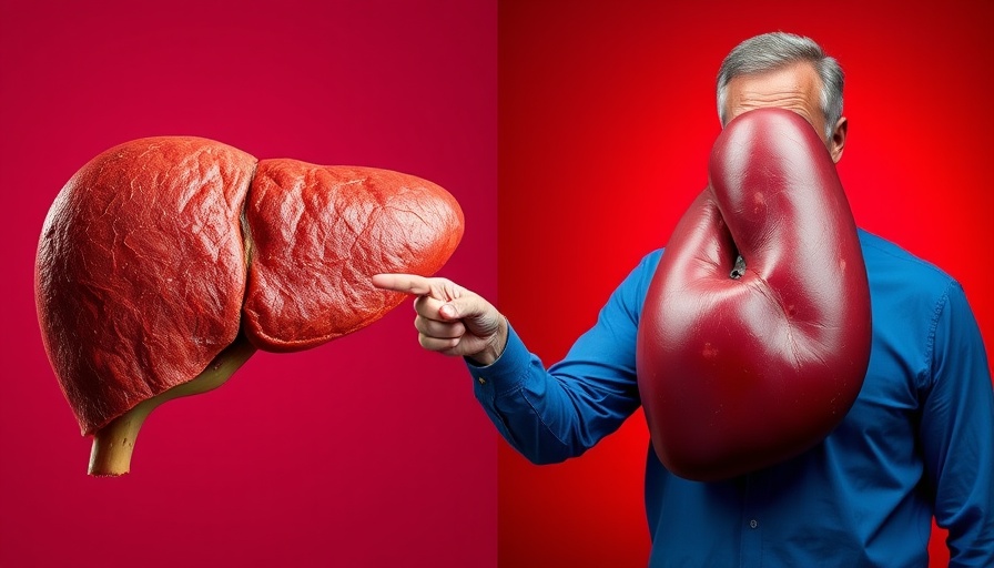 Illustration showing detoxify a fatty liver transformation from unhealthy to healthy.