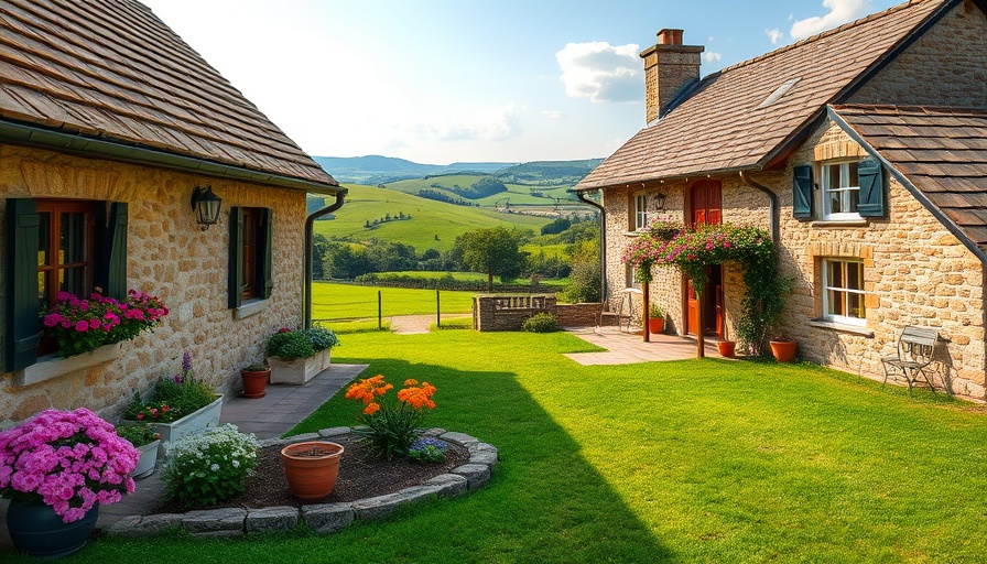 Charming rustic house with mini garden paradise in a countryside setting