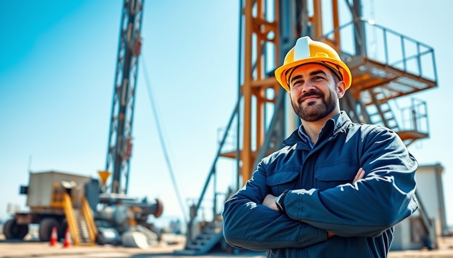 Engineer at geothermal site symbolizing fusion tech advances in geothermal energy.