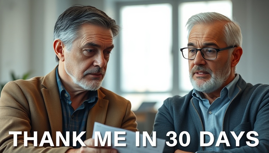 Ditch these retirement habits: Middle-aged duo with serious expressions.