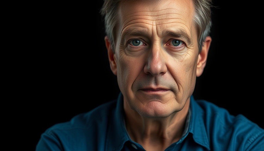 Middle-aged man discussing the most powerful antioxidant.