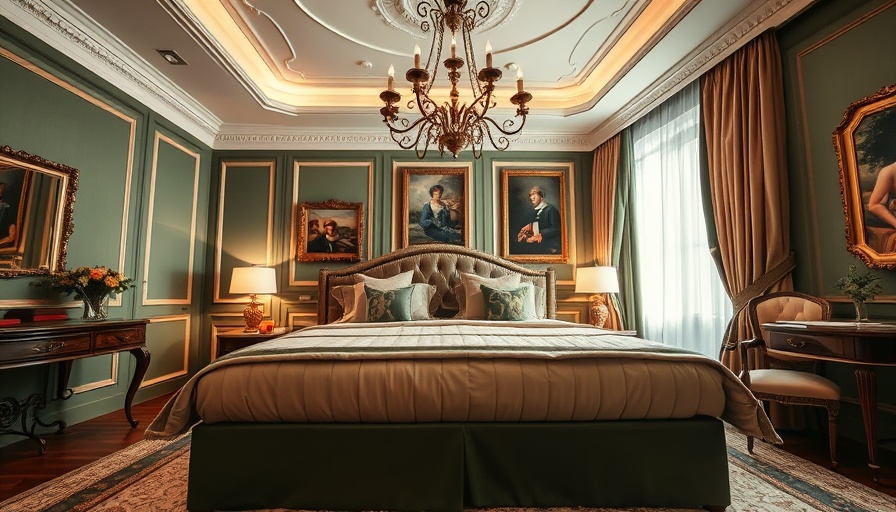 Luxurious hotel bedroom with best hotel pillows and elegant decor