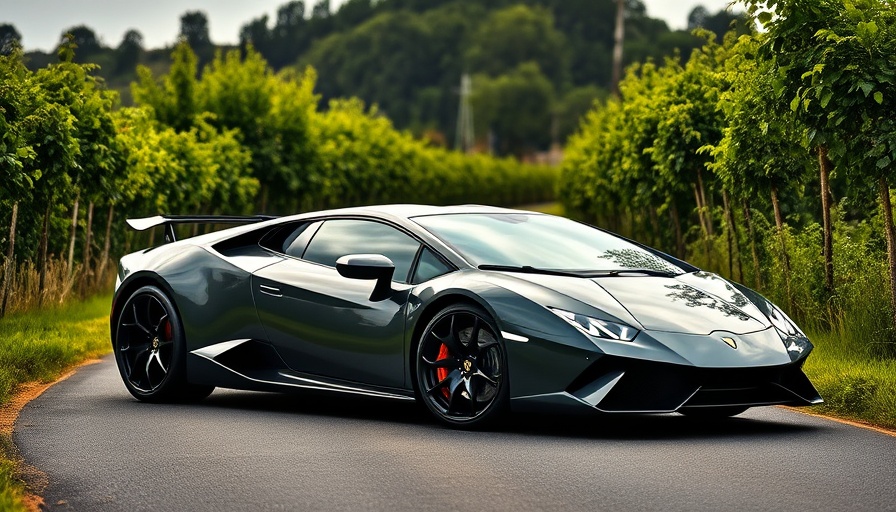 2025 Lamborghini Revuelto in scenic countryside setting