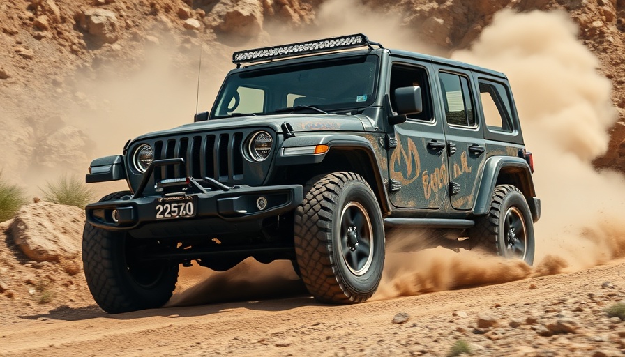 Jeep exhibiting death wobble on a bumpy dirt road.