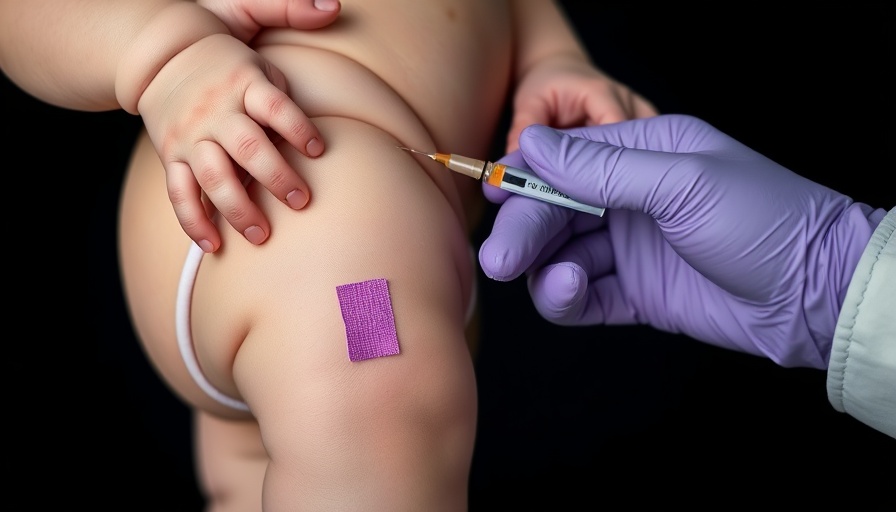 Child receiving vaccine during largest measles outbreak in US