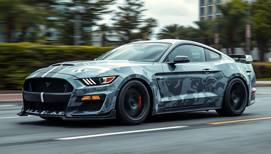 New Shelby GT500 camouflaged prototype on a road test.