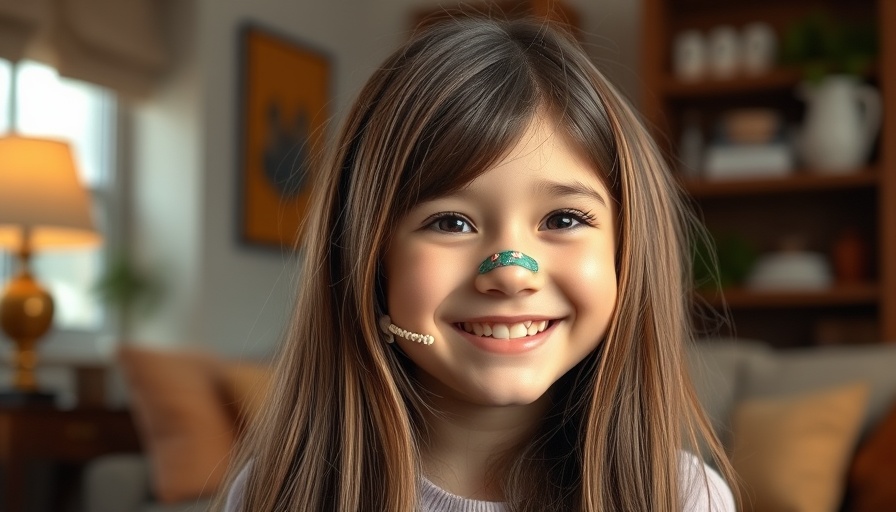 Smiling young girl in positive spirit during Ava Cooper heart failure journey.