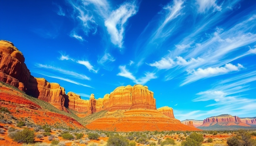 Dramatic red rock formations in Sedona's landscape, Best Things to Do in Sedona, Arizona.